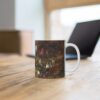 mug hounds and riders in the forest mockup
