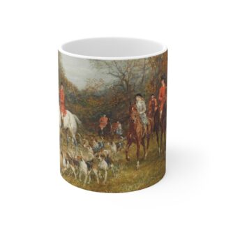 British Victorian Hunting Scene Tea & Coffee Mug - "The Privileged"