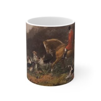 British Victorian Hunting Scene Tea & Coffee Mug - "The Shortcut"